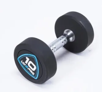 Гантель уретанова LIVEPRO LP8075 (пара) 10кг LP8075/10/BK