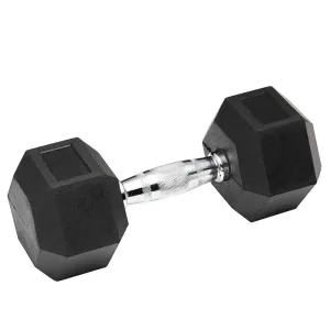 Гантель гексагональна з гумовим покриттям Stein 45 кг (DB3020-45)