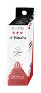 М'ячі Nittaku 3star 40+ Plastic ITTF - фото 3945
