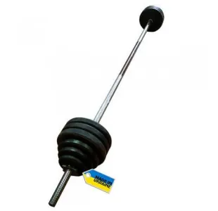 Штанга домашня + гантелі Newt Home 50 кг, TI-0201-180-50-1 - фото 