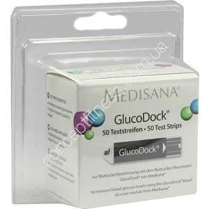 Тестові смужки для глюкометра Medisana GlucoDock - фото 6714