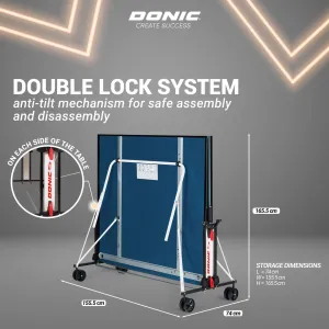 Тенісний стіл Donic Indoor Roller Fun / синій - фото 102930