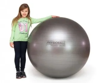 М'яч 105 см Physioball MAXAFE Ledragomma чорний L 12 - фото 112586