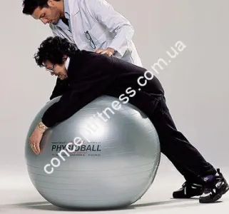 М'яч 105 см Physioball MAXAFE Ledragomma чорний L 12 - фото 9089