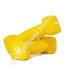 Гантелі LiveUp Square Head 1 кг LS2002-SQ1 - фото 9768
