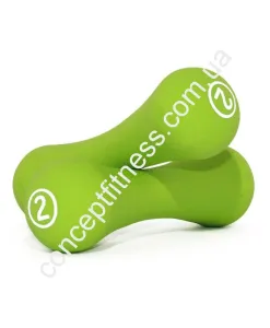 Гантелі неопренові LiveUp 2 кг LS2002-B2 - фото 9778
