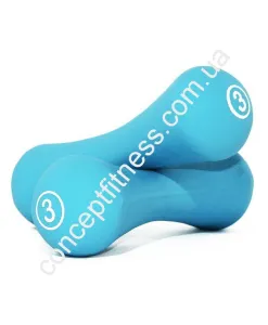 Гантелі LiveUp dumbbell Blue 3 кг LS2002-B3 - фото 9780