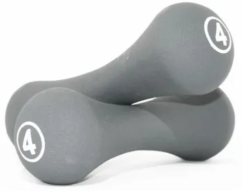 Гантелі LiveUp dumbbell Grey 4 кг LS2002-B4 - фото 