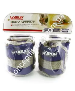 Утяжелитель LiveUp 2х1кг LS3011-1 - фото 9789