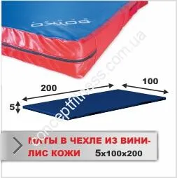 Мат в чохлі з винилискожи Boyko 5х100х200 см - фото 10475
