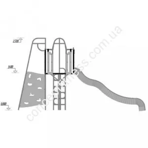 Ігровий комплекс Elephant Шведська стінка КН1-4 - фото 14758